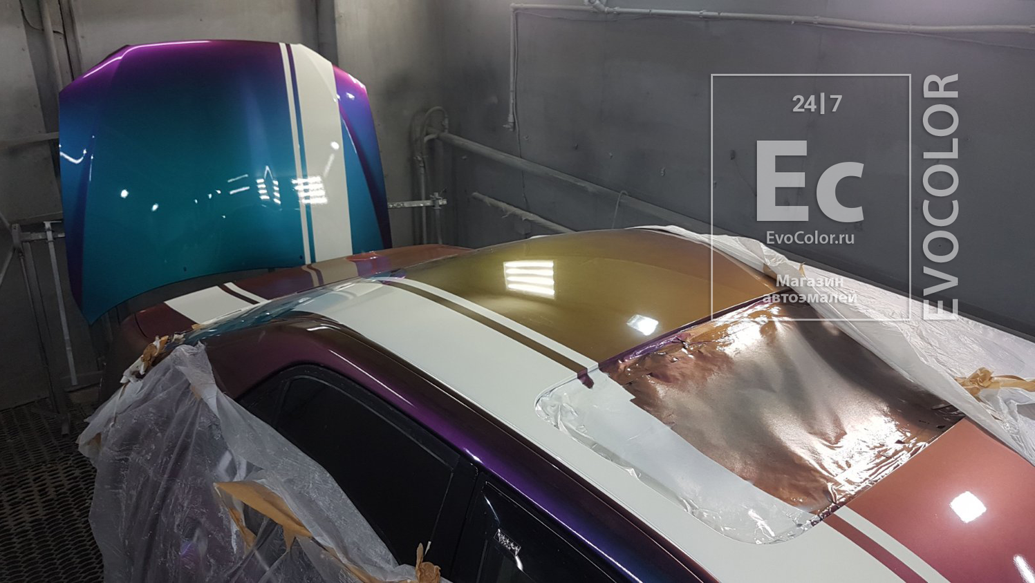 Создание и подбор краски с любыми оттенками градиента